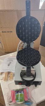 Predám profi gastro waflovač bubble wafle - 2