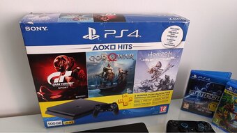 PS4 Slim 500GB + 2x ovladac - 2