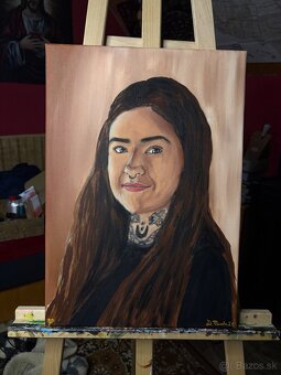 Malovanie portrétov akrylovými farbami - 2