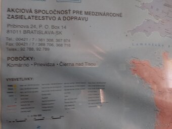 Mapa Železnicna sieť europy - 2