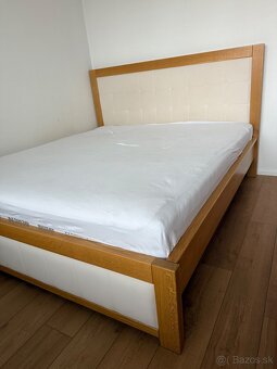Posteľ z dubového masívu 180x200cm - 2