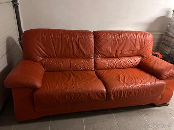 3 miestny gauč kožený - 2