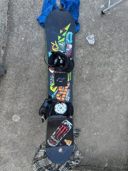 Snowboard Gravity lowride135cm + topánky Burton Mint 38 - 2