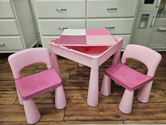 Detský stôl + 2 stoličky - 2