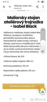 Atelierovy maliarsky stojan - 2