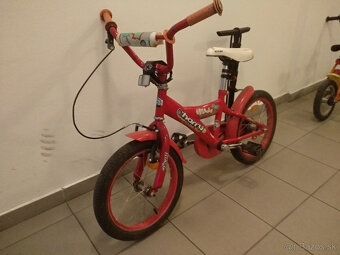 Predám Detský bicykel, červený - 2