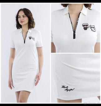 Karl Lagerfeld dámske polo šaty - 2
