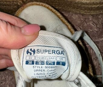 Superga original stylove tenisky-platenky na platforme - 2
