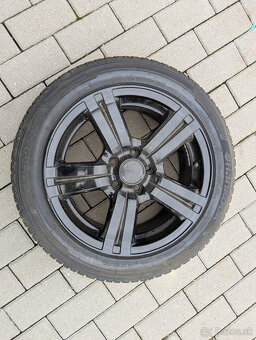 Predám celoročné pneumatiky Hankook 185/55R15 s diskami - 2