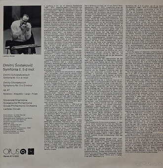 Retro gramofónová LP platňa Dmitrij Šostakovič - 2