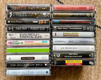 MC kazety - Iggy Pop, Mike Oldfield, Prince - 2