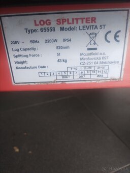 Stiepacka na drevo Levita 5T - 2