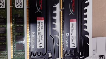 DDR, DDR2 a DDR3 pamäte – Kingston, HyperX, Elpida, A-Data - 2