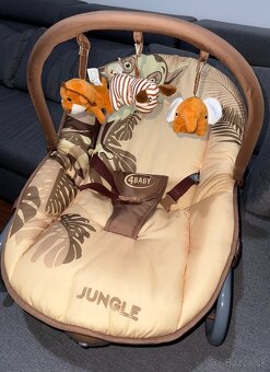 Vibrujúce lehátko 4BABY JUNGLE - 2