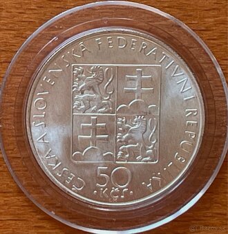 Svatá Anežka Česká 50 Kčs 1990 Ag - 2