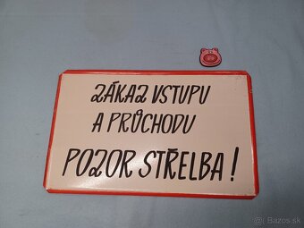 smaltovaná tabuľa - 2