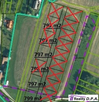 Stavebné pozemky v novej zóne Záborie - 2