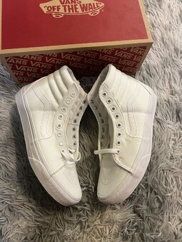 Vans Sk8-Hi Biele Tenisky - 2