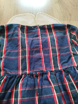 Detské kvalitné tkané (sviatočné) šaty 98, 104 - 2