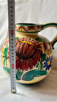 Ručne maľovaný keramický džbán - 2