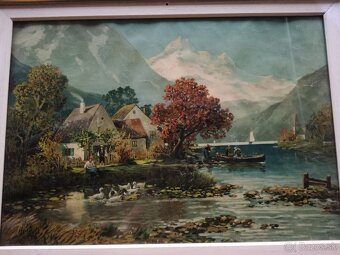 Obraz, Domček pod horami - 2