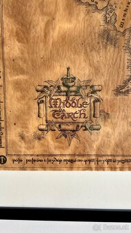 Zarámovaná mapa Stredozeme LOTR - 2