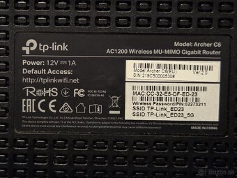 TP-Link Archer C6 AC1200 Gigabit WiFi Router - 2