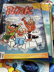 predám staré časopisy Fľak 2010-2013 - 2
