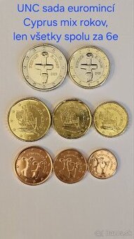Set Cyprus UNC mix - 2