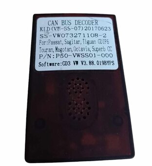 CAN-Bus modul pro VW (H-1) (vínová velká krabička) - 2