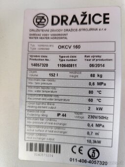 Bojler Dražice OKCV 160 - 2