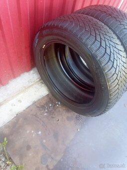 Predám 2ks zimné pneu.195/55R16 dezen 5,0mm - 2