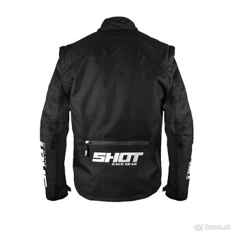 SHOT enduro atv sx kvalitná bunda vesta čierna - 2