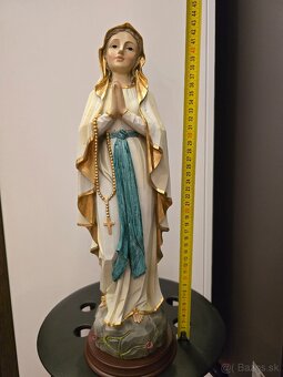 Madona drevena socha polychromaticka uprava - 2