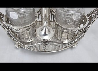 Kaštieľna strieborná súprava - 624 gramov - 2