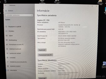 Predám PC allinone - 2