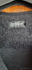Vlnený dámsky kabátik -odevný originál od Muzy, XL - 2