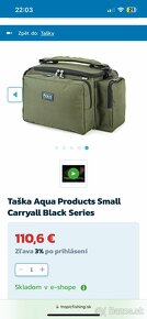 Tašky Aqua products black series - 2