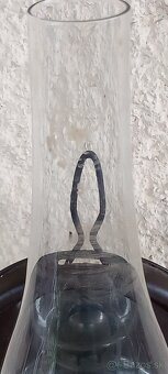 Starožitná závesná petrolejová lampa - 2