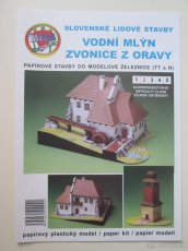 Vystrihovačky - autá, vodný mlyn, zvonica - 2