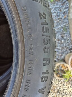 Zimne pneu 215/55 r18 continental 6mm - 2