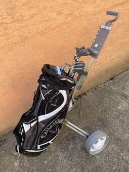 Kompletný golfový set = 12 Palíc + bag Callaway + vozík + lo - 2
