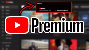 Spotify / YouTube / Netflix / Disney+ / Xbox (ročné premium) - 2