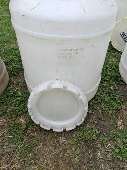 6x Plastové sudy na kvas 50 Litrov - 2