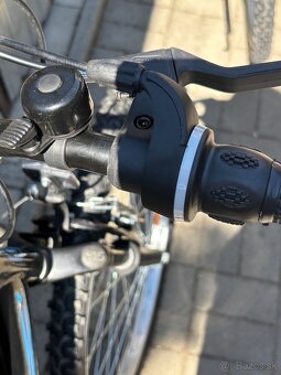 Horský celoodpružemý bicykel Core 26” modro-čiernej farby - 2