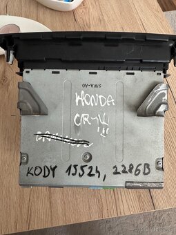 AUTORADIO HONDA CRV 3 NA DIELY - 2