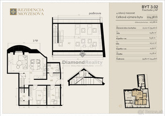 REZIDENCIA MOYZESOVA | 4 IZBOVÝ MEZONET DOKONČENÝ V ŠTANDARD - 2