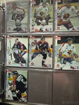 Zberateľský album hokejové kartičky 1996 Hossa,Visnovsky - 2