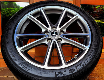 alu R18 5x112, ET33, orig. Mercedes CLS, (zimné pneu 245/45) - 2