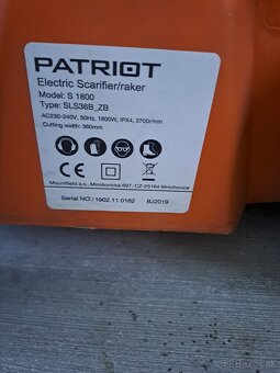 Vertikulator Patriot S 1800 - 2